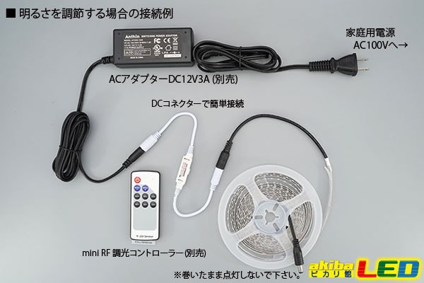 画像4: 2835テープLED 非防水 赤色 5m/600LED (4)