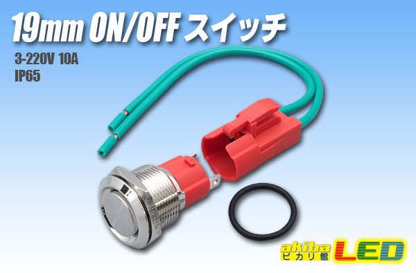 画像1: 19mmON/OFFスイッチ (1)